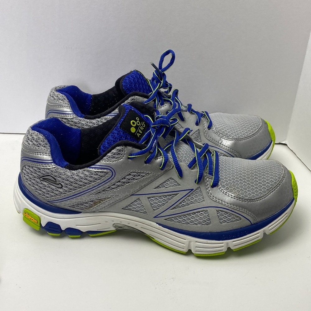 Abeo Gray and Blue Men's Sneakers